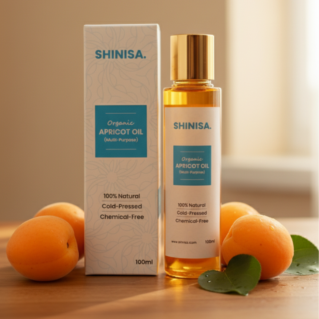 SHINISA Organic Apricot Hair Oil